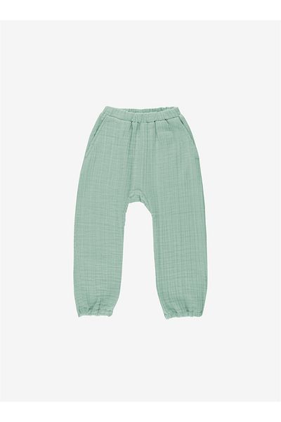 Barine Mint Green Children's Muslin Cotton Pants