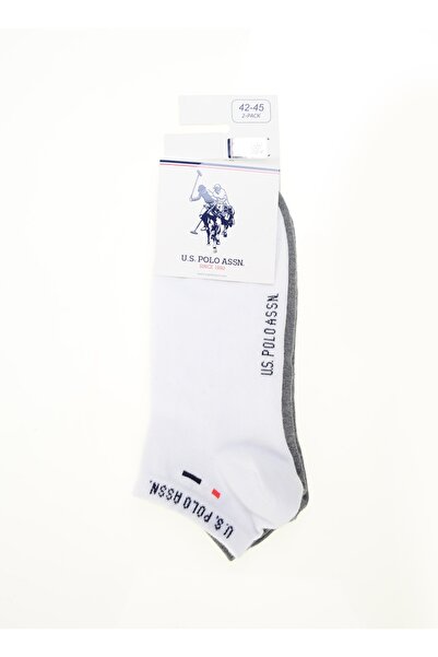 U.S. Polo Assn. Бели мъжки чорапи James-sk22-2.vr013
