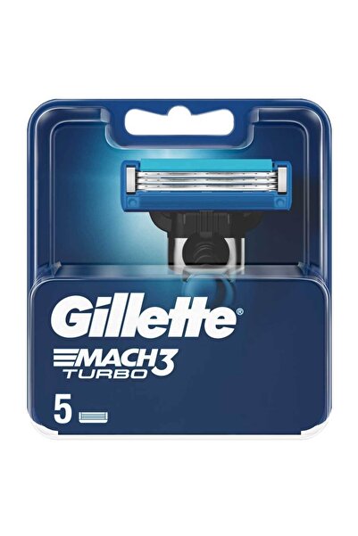 Gillette Lame de ras de rezervă Mach 3 Turbo, pachet de 5, 7702018552344