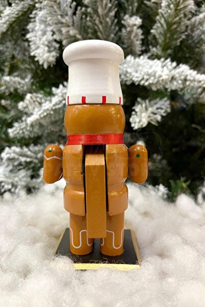 Huzur Party Store 16 εκ. Cookie Man Καρυοθραύστης Μικρά Cookie Man Λεπτομερής Καρυοθραύστης Χριστουγεννιάτικη Πρωτοχρονιάτικη διακόσμηση