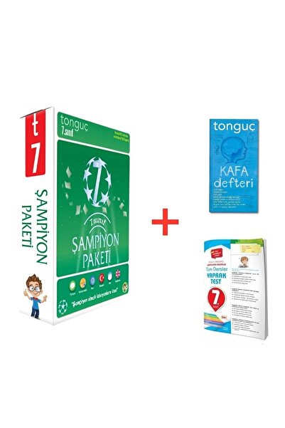 Tonguç Yayınları 7. Sınıf Şampiyon Paketi Seti (7 Kitap) + ( Tüm Dersler Yapr...