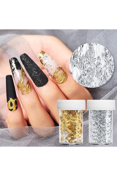 Francheska Alüminyum Folyolar 3d Tırnak Glitter Tırnak Sanat Dekorasyon 4 * 50cm