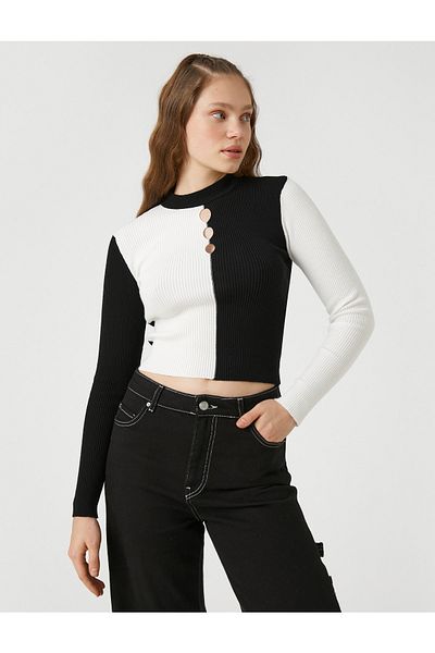 Koton Pullover - Grün - Regular Fit