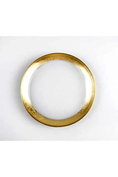 HERITAGE Altın Varak Bant Cam Servis Tabağı 16,5 Cm