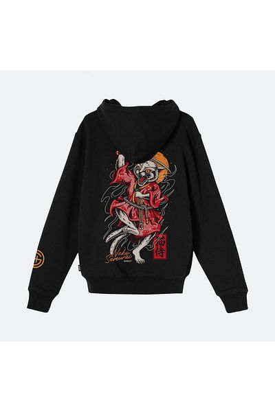 Shout Υπερμεγέθη Neko Samurai Unisex Hoodie