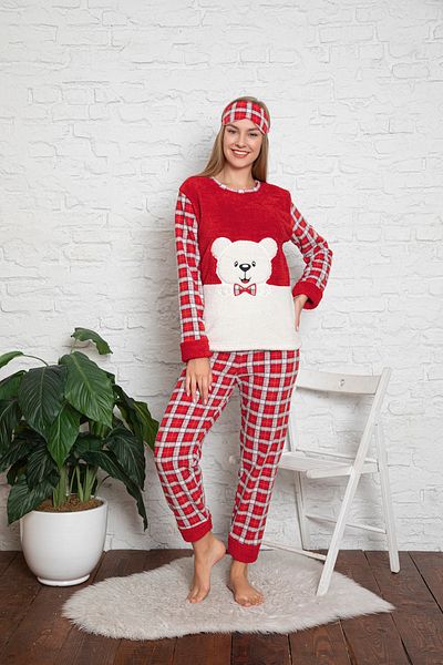 Asel Women's Fleece Pajama Set