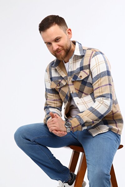 Ottomoda Erkek Regular Oduncu Ceket