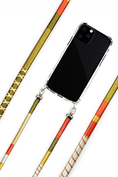 El Yapımı Iphone 14 Plus Kılıflı Telefon Askısı - Narcissus