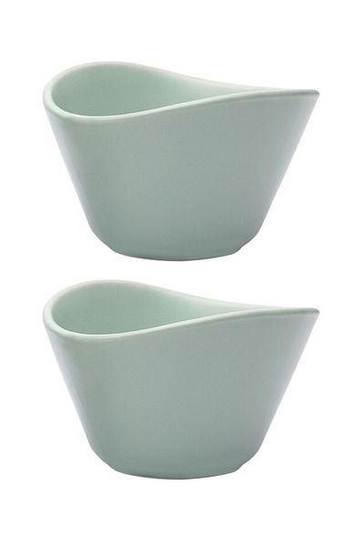 melik's 2-Piece Serving Bowl Salad Bowl Sauce Bowl Snack Bowl 2-Piece Bowl 11 Cm Green