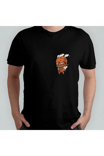 Pixxa Μοντέλο μπλουζάκι Attack On Titan 100% Cotton Crew Neck - 4
