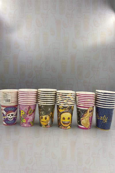 Roll-Up كوب ورقي مرخص سعة 7 أونصة، عبوة من قطعتين