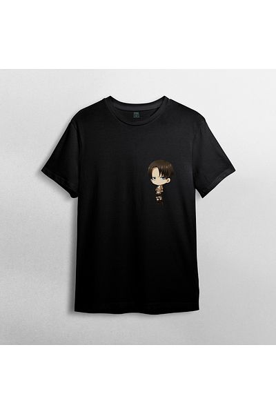 Pixxa Μοντέλο μπλουζάκι Attack On Titan 100% Cotton Crew Neck - 5
