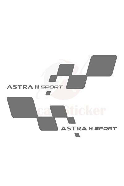 Akçay Sticker 30cm X 11cm Opel Astra Sticker Astra H Oto Sticker Kapı Altı Sa...