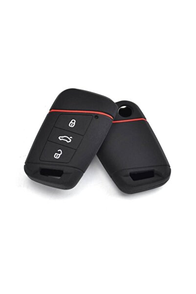 Genel Markalar Volkswagen Passat B8 Skoda Superb Silikon Anahtar Kılıfı