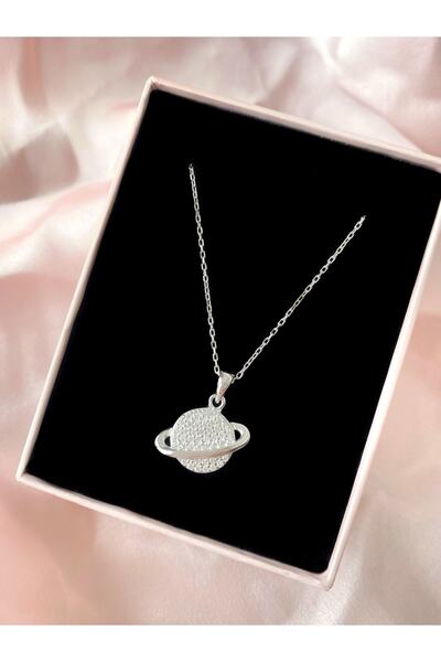 Alaja Silver Uranüs, Gezegen 925 Ayar Gümüş Kolye