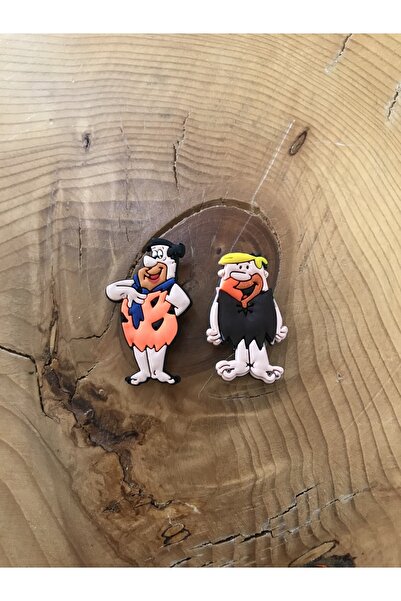 Crocs Jibbitz Pin Terlik Süsü Fred Ve Barnie Taş Devri 2 Li Set