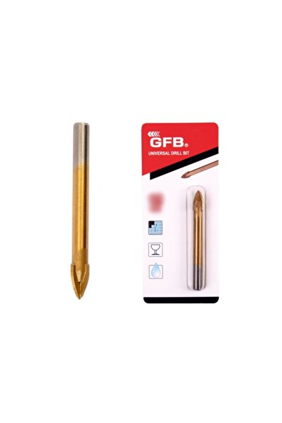 GFB 9mm Cam/seramik Delme Ucu Üniversal 4 Elmas