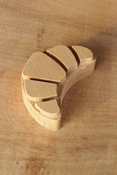 Arkaik Craft Drveni kalup za štampanje sa uzorkom kroasana, kalup za štampanj...