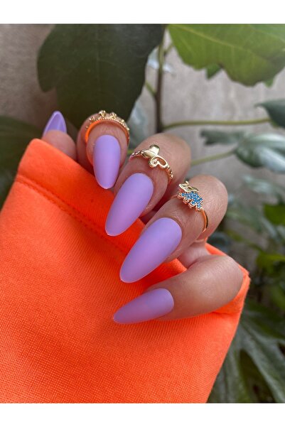 SYBELLE KOZMETİK 24 Adet Badem Takma Tırnak