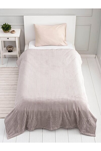 Mulberry Estelita Super Soft Single Corded Blanket 160X220 -Cream