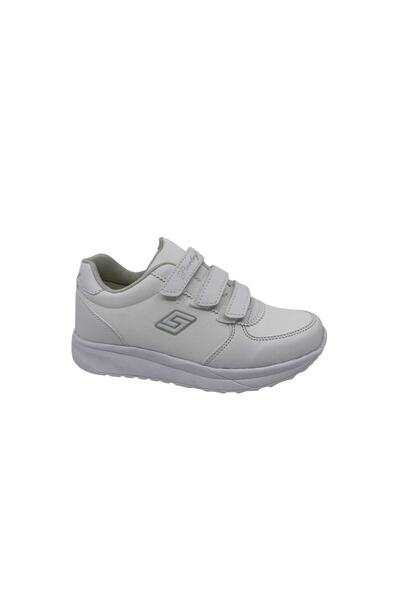 Zerhan Parley 918 Pantofi sport pentru femei cu talpă groasă, alb, cu velcro,...