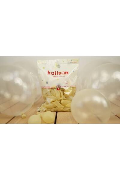 Kalisan Transparent Balloon 10 Pcs Quality 12 Inches 30 Cm