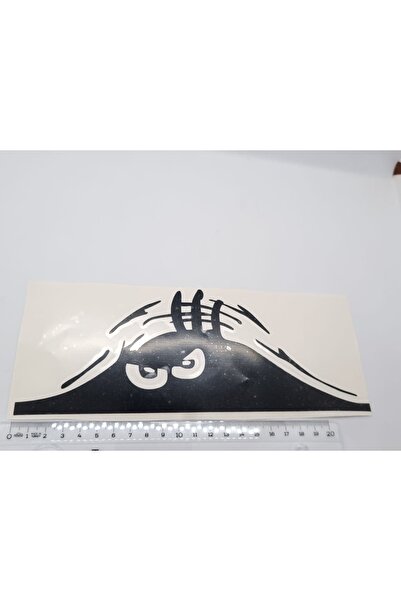 SÜSLEN Bagajdan Bakan Canavar Sticker Sert Bakan Sticker