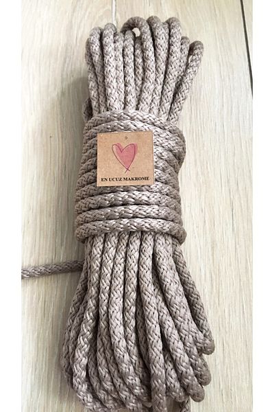 Makromİps Σχοινί Macrame (10 μέτρα) Πλεκτό Πολυεστέρας Πολυπ Κούνια Supla Basket Rope