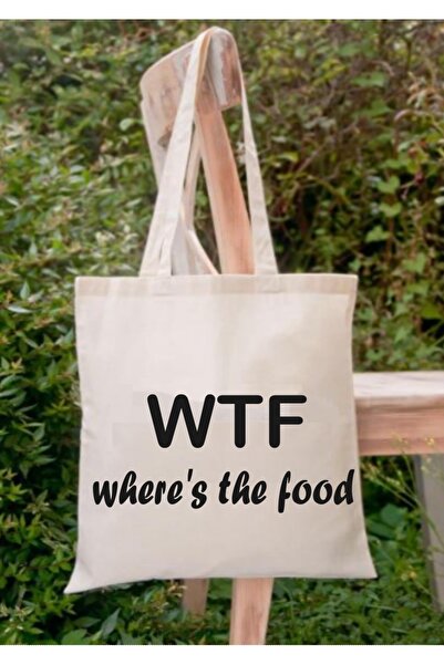 Cemira Wtf Where's The Food Tote Bag υφασμάτινη τσάντα