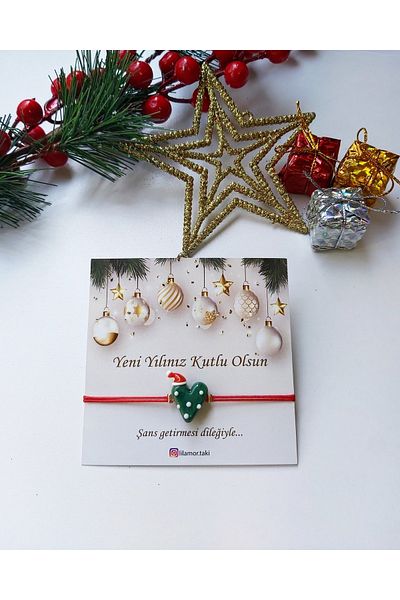 Lilamor Christmas Gift Murano Glass Green Heart Bracelet
