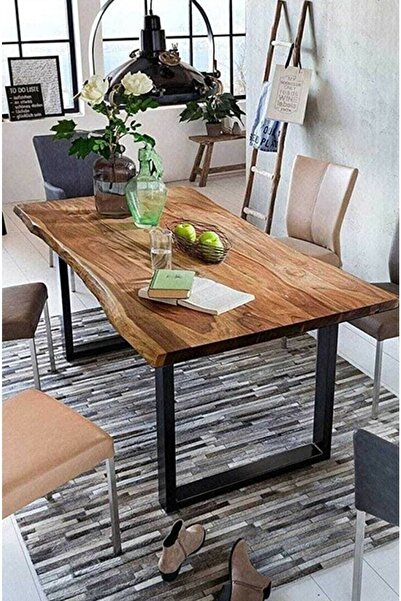 ENJOY LİFE Ahşap Kütük Yemek Masası