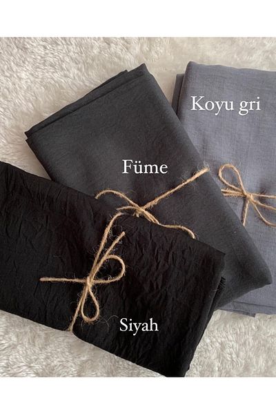 Narine Hijab Γυναικείο Βαμβακερό Σετ Μοντέλο Cazz Shawl 3 τεμ