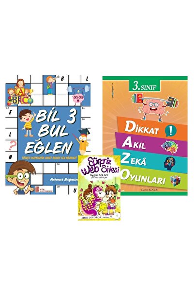 Ata Yayıncılık Ata 3.sınıf Bil Bul Eğlen + Dikkat Akıl Zeka Oyunları