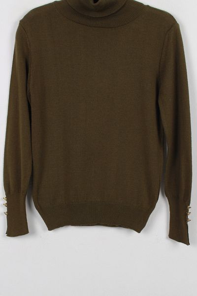 incity Girl's Khaki High-Rise Sweater