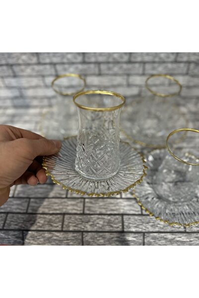 Paşabahçe Timeless Yaldızlı 12 Parça Set