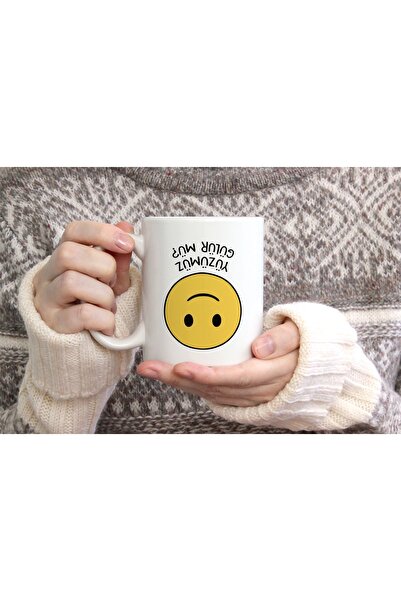 BENİMSER REKLAM Will We Have a Smiling Face? Printed Ceramic Coffee Tea Cup