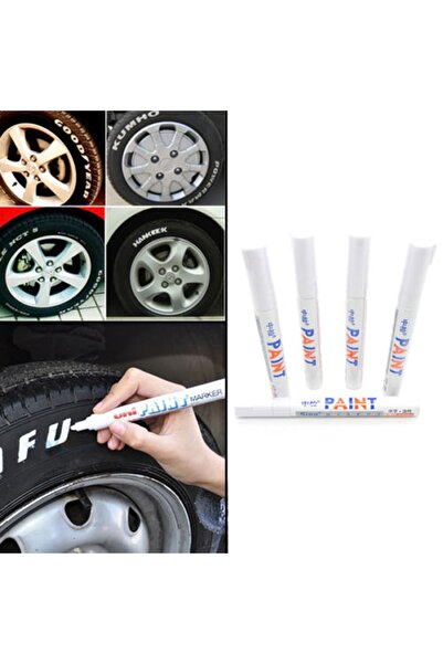Adil Baba Paint Marker Tüm Yüzeyler Için Araba Boya Kalemi Araba Jant Lastik Yağlı Boya Işaret Kalemi 1 Adet