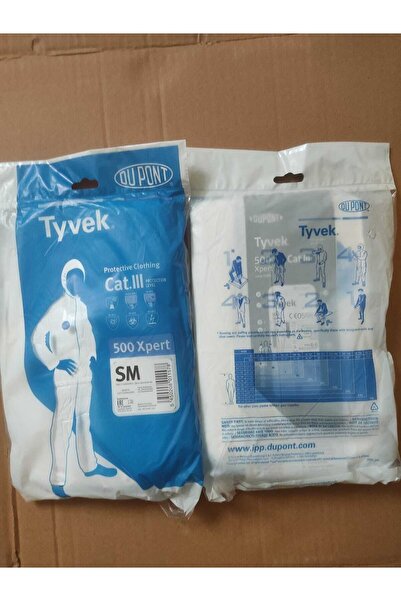 Dupont Orjinal Tyvek Tulum S/m Beden Yağ Geçirmez Koruyucu Tulum