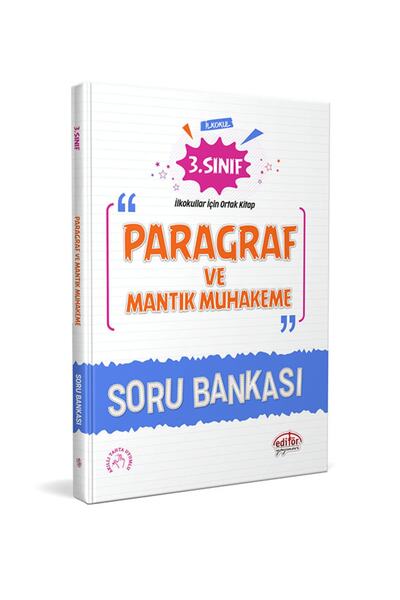 Editör Yayınevi 3.Sınıf Paragraf Ve Mantık Muhakeme Soru Bankası - Editör Yay...