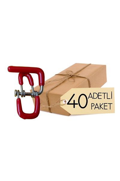 mintikbirler Pack of 40 - School Bag Hanger, Student Desk Hanger, Children's Classroom Organizer Apparatus Organizer