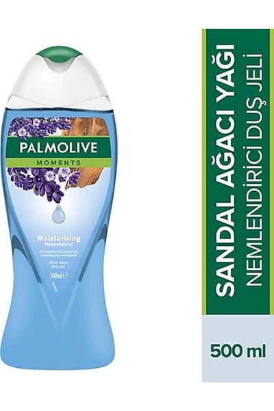 Palmolive 500 Ml Moments Shower Gel Moisturizing Sandal - Wood