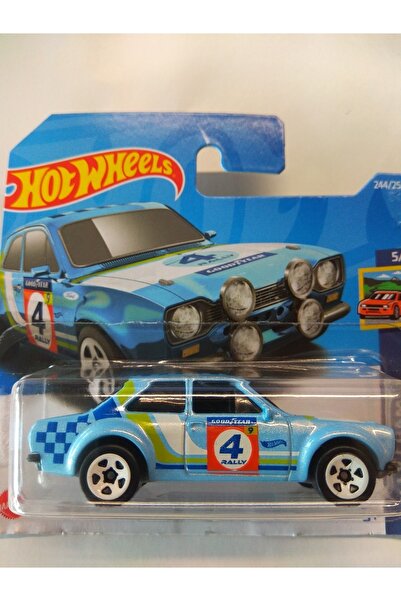 HOT WHEELS Yeni - New '70 Ford Escort Rs1600 Mini Araba 1:64 Ölçek Hotwheels Marka 5/5