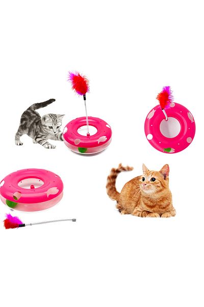 BigBaf Single Layer Furry Fun Cat Toy