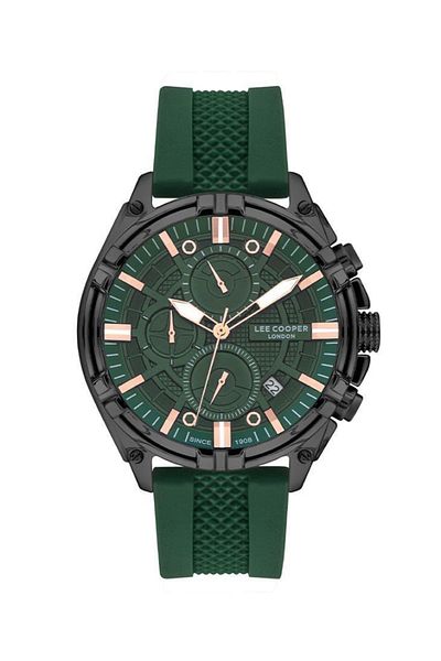 Lee Cooper Lc07545.677-Nm Green Silicone Men's Wristwatch