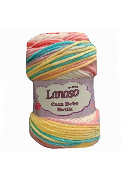 Lanoso Cazz Bebe Batik El Örgü İpliği - 756 Batik -