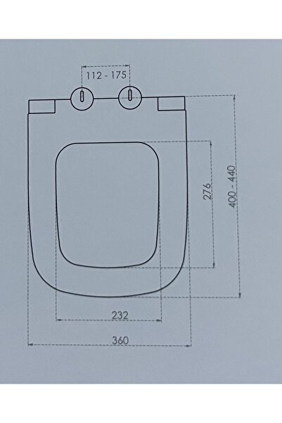 NKP Yey Group Lento Duroplast Plug-In Square Toilet Seat