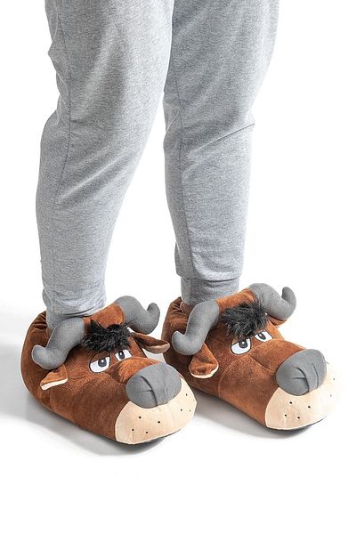 Twigy Унисекс чехли с животни Super Bull