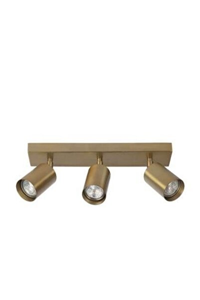 demet habek mylights Mylights Mat Altın Kaplama Üçlü Led Spot Hareketli Led A...