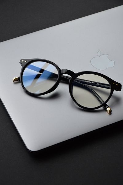 LOOKUP Blue Light Protection Glasses Optical Compatible Can Change Glasses Blue Block Glasses Unisex Black Frame