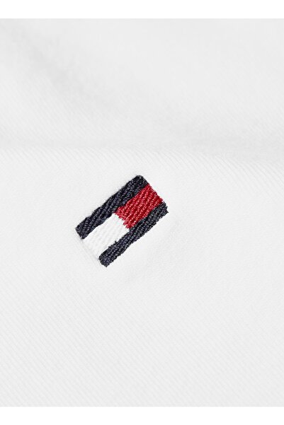 Tommy Hilfiger Bisiklet Yaka Beyaz Erkek T-shirt Mw0mw10804ybr